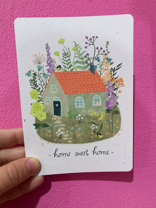 Cartolina Home Sweet Home