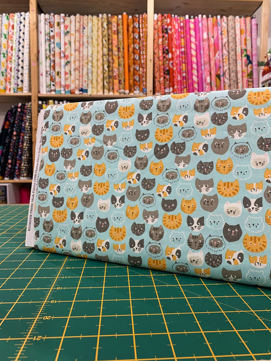 Cotone Americano Here Kitty Kitty Novelty Cats