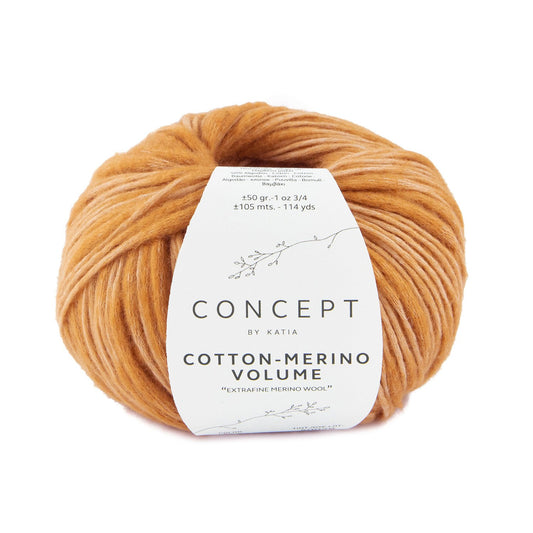 Pacco Promo 6 Gomitoli Cotton Merino Volume Col.205, Col.203 e Col.204