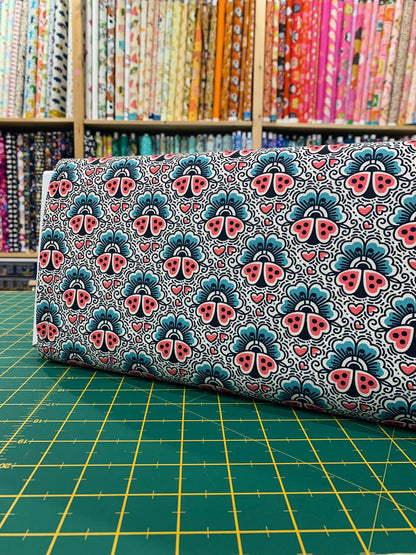 Cotone Americano Love Ink Tattoo Ladybugs