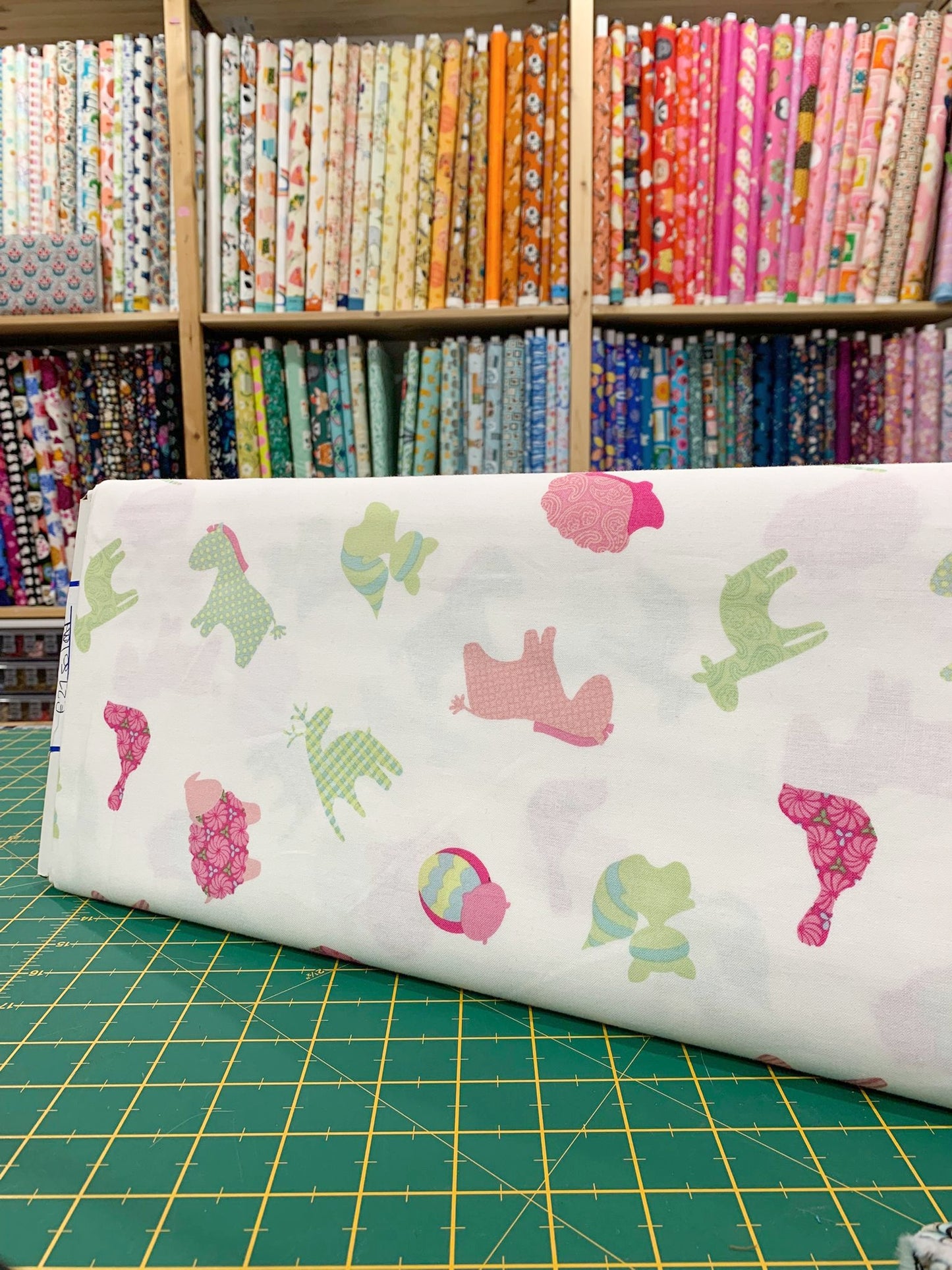 Cotone Americano Applique Animals