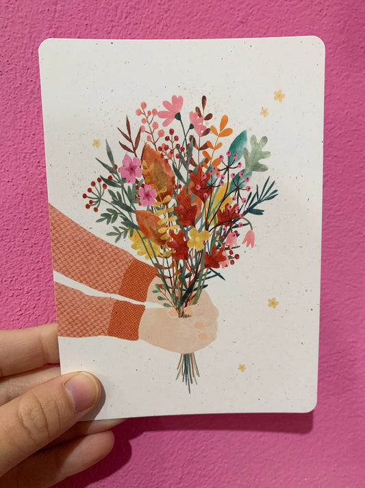 Cartolina Mazzo Di Fiori