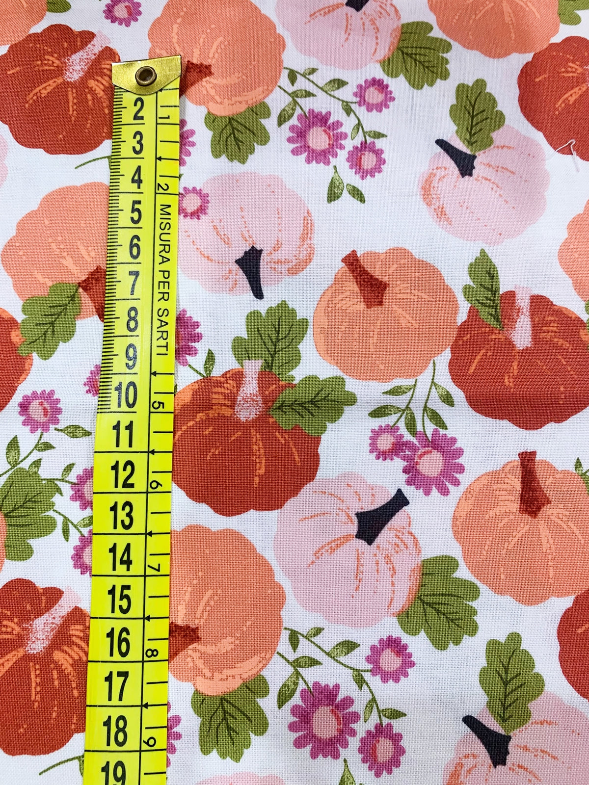 Cotone Americano Hey Boo Fall Pumpkin Patch - Giardino di Zucche