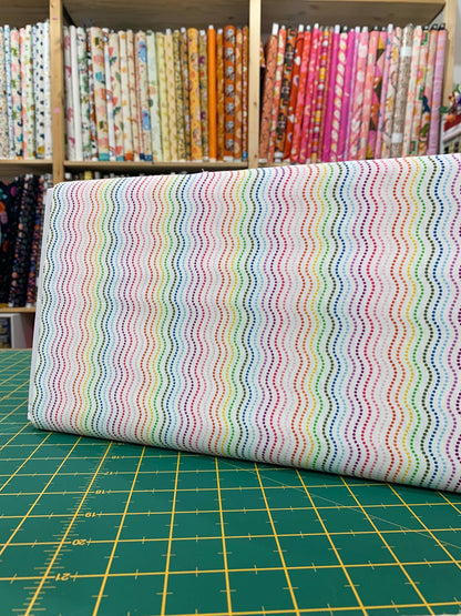 Cotone Americano Mosiac Ripple White