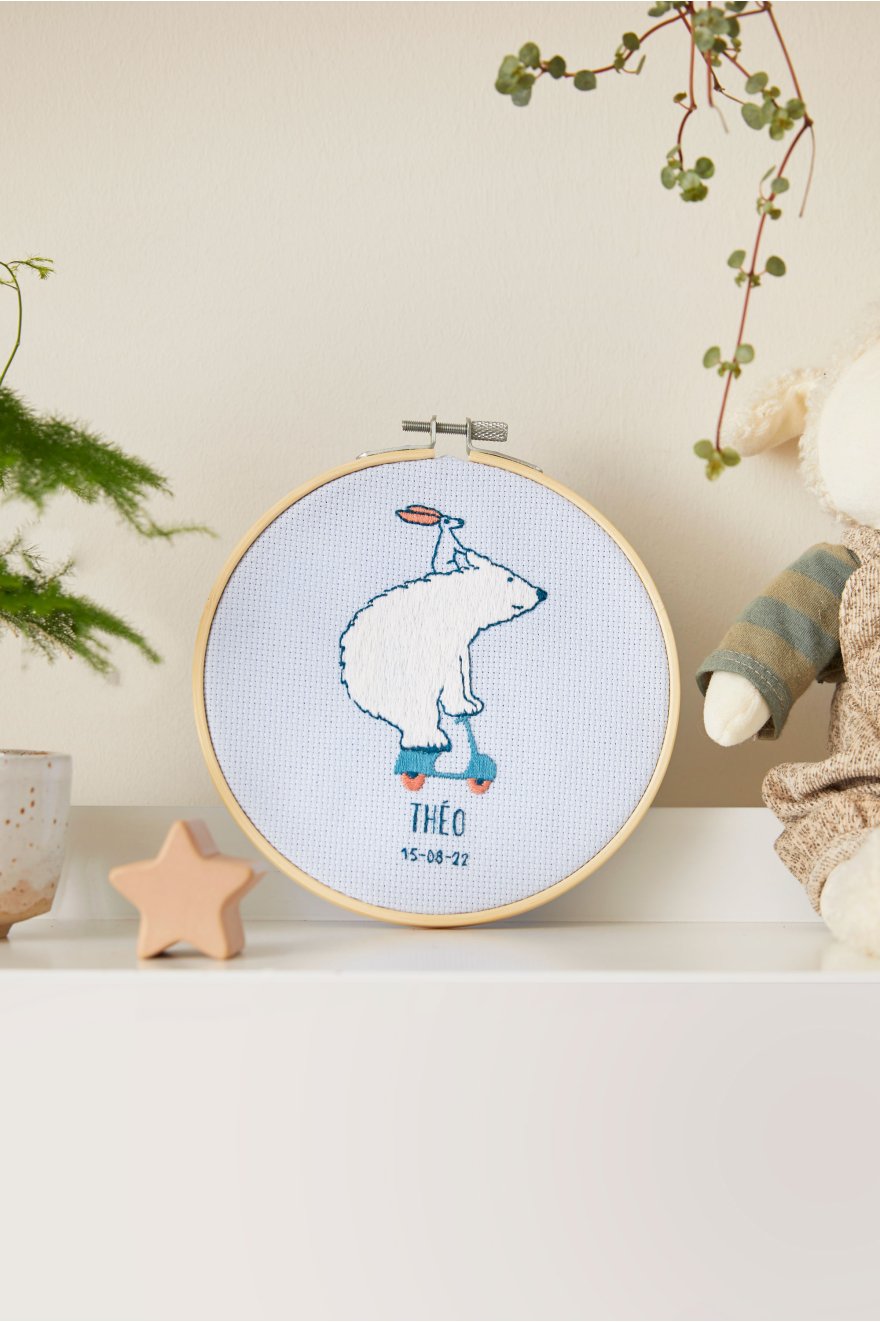 Gift Of Stitch - Kit Ricamo Orso Su Scooter