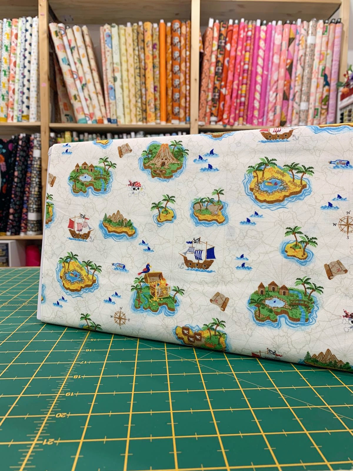 Cotone Americano Pirates Islands