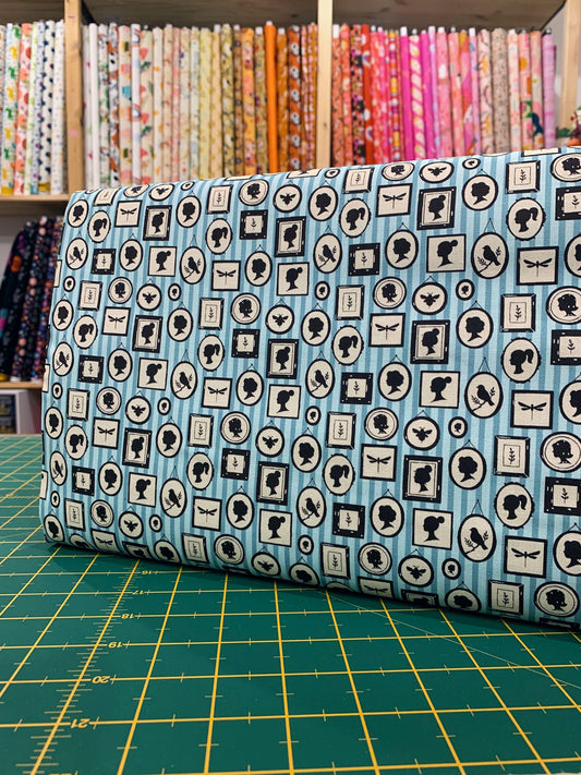 Cotone Americano Home Sweet Home Light Blue Portraits