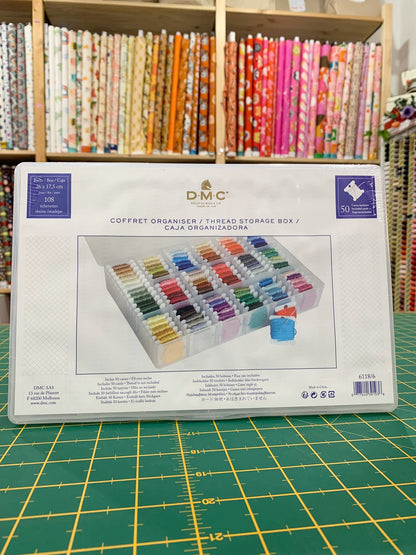 Cofanetto Organizer Portafili con Farfalline