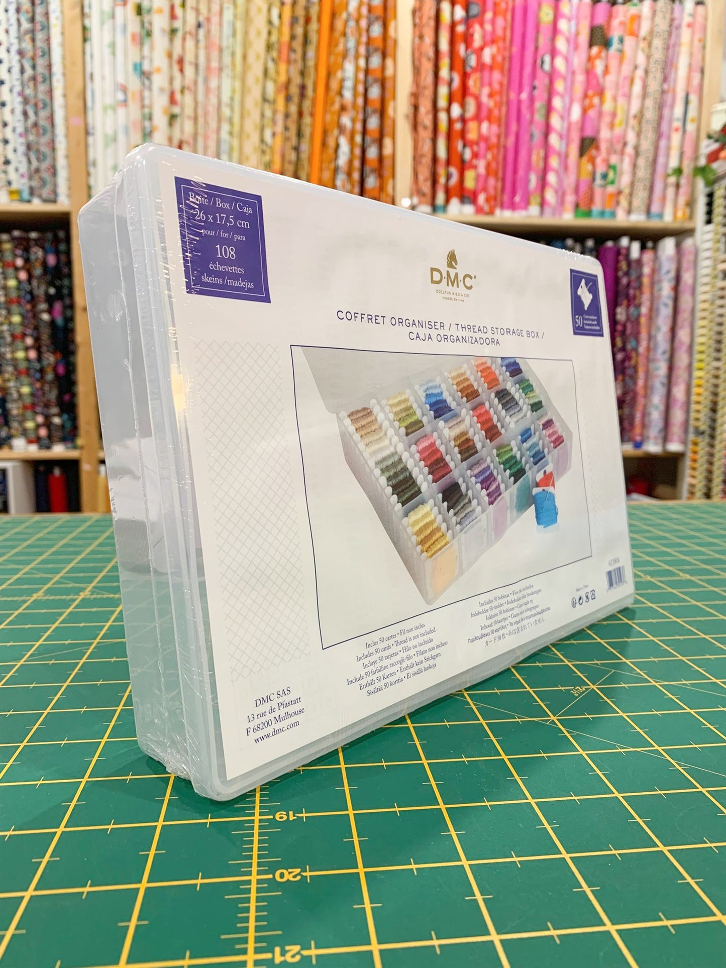 Cofanetto Organizer Portafili con Farfalline