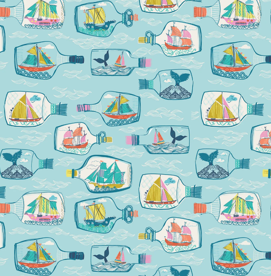 Cotone Americano Sirens Seas Mariner's Memory