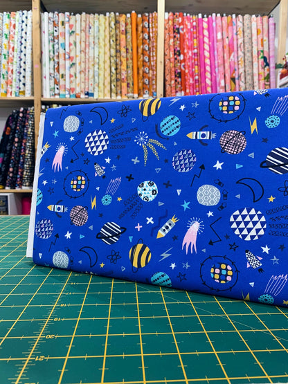 Cotone Americano Blast Off Space