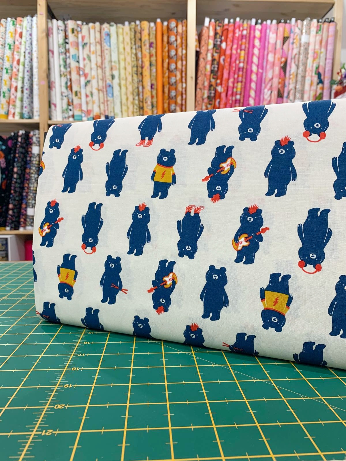 Cotone Americano Teddy & The Bears Buttercream