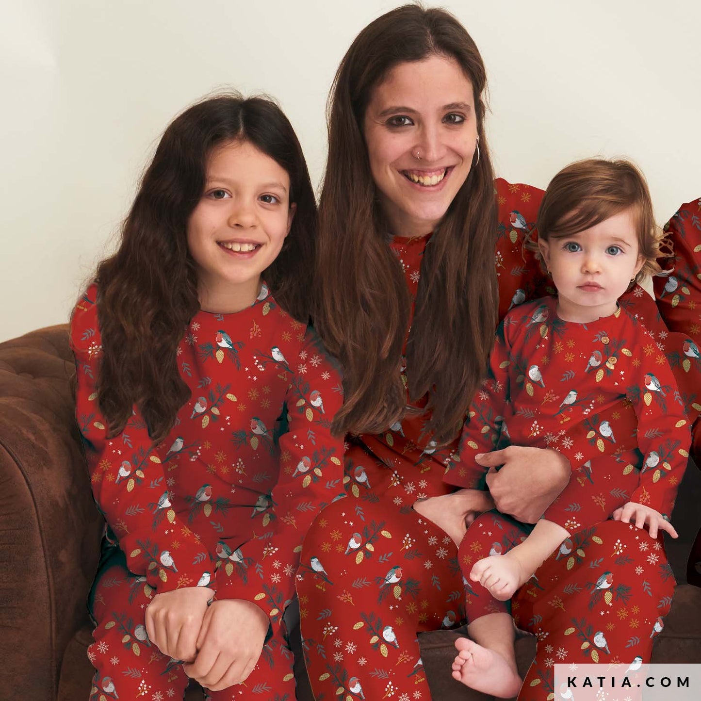 Promo Scampolo Jersey Xmas Birds Time 200 x 150 cm