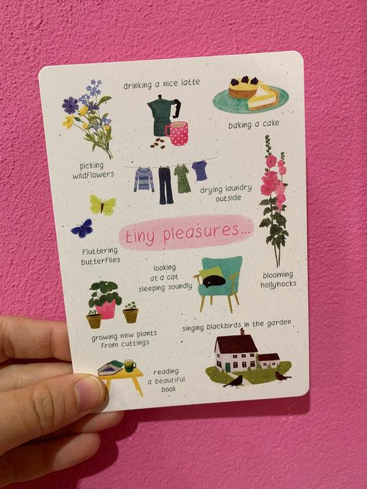 Cartolina Piccoli Piaceri