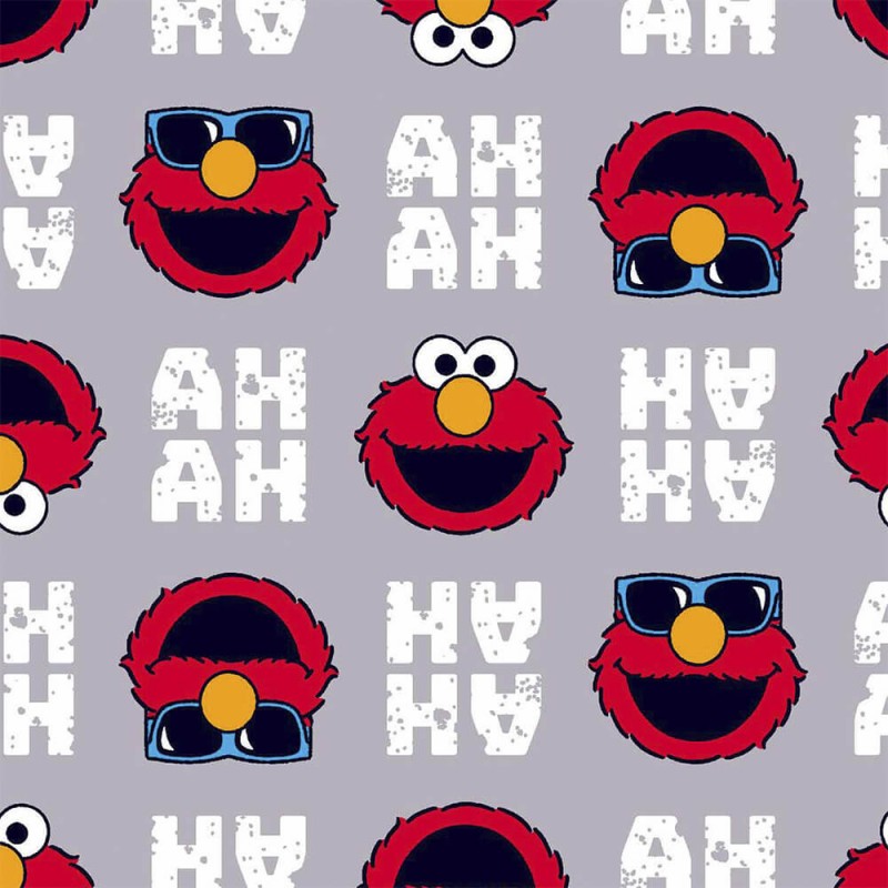 Promo Scampolo Popelin Sesame Street 100 x 150 cm