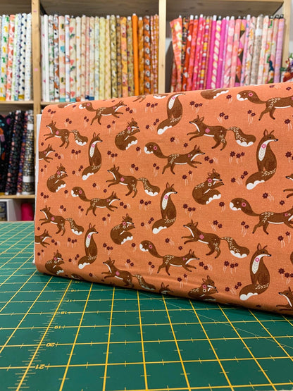 Cotone Americano Wild Folk Adorable Foxes