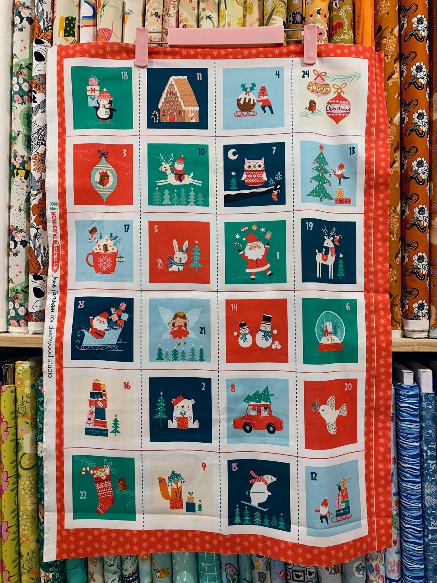 Pannello Calendario Avvento Wonderful Christmas